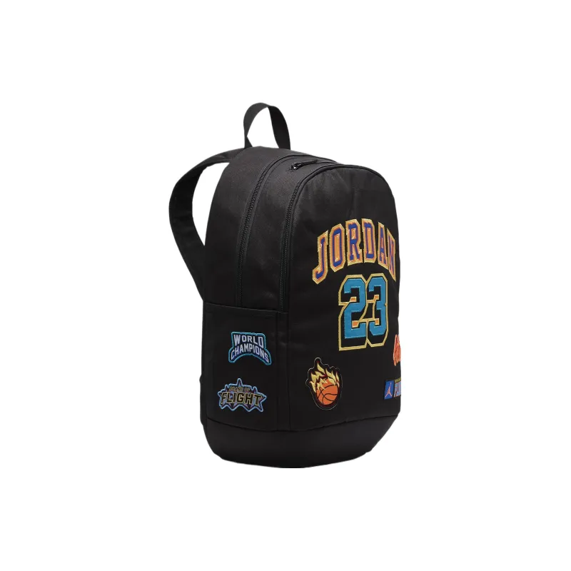 Jordan Polyester Backpack Regular Men's Black-1