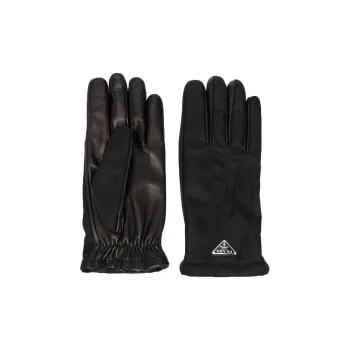 PRADA Elasticated Cuff Panelled Gloves