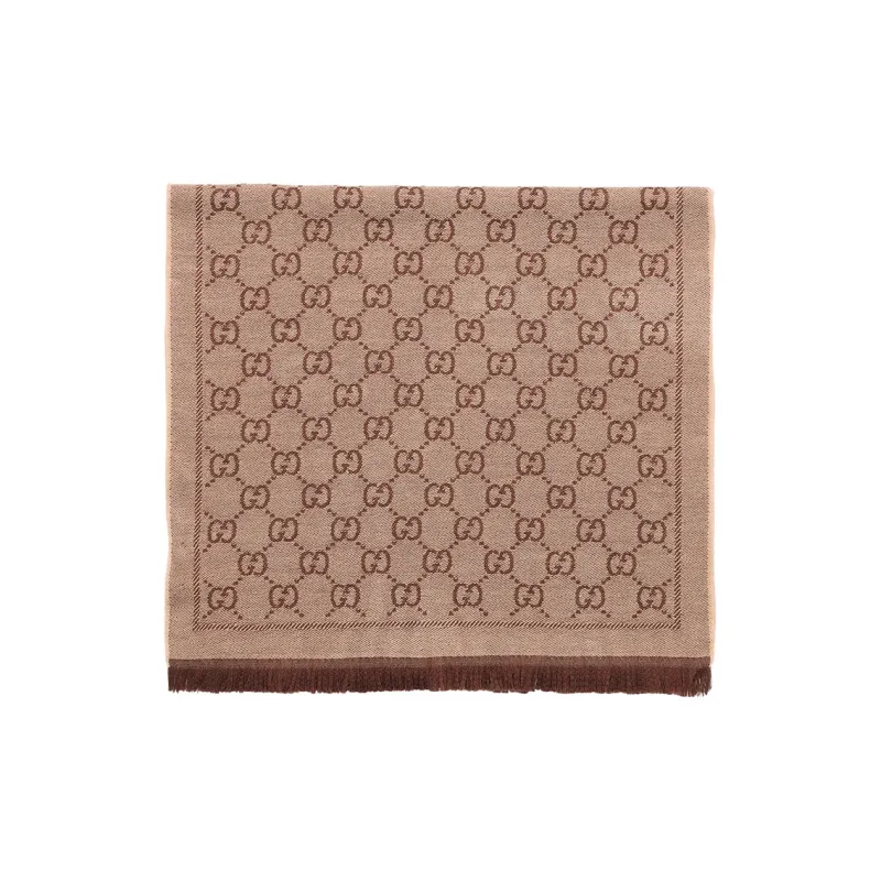 GUCCI Gg Supreme Jacquard Scarf-2