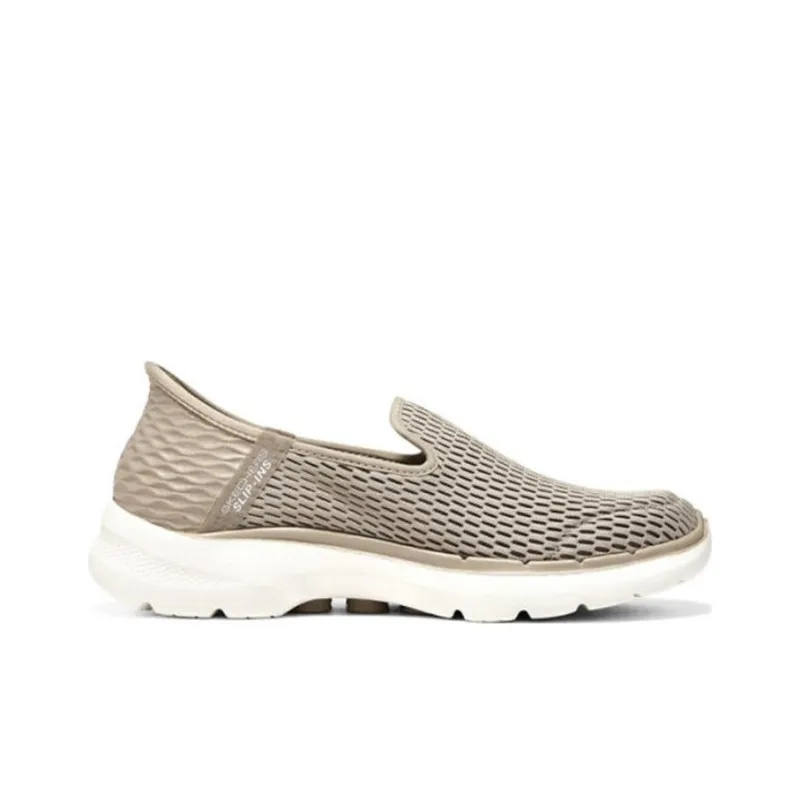 Skechers Go Walk 6 Shoes 'Light Brown' Women's-1