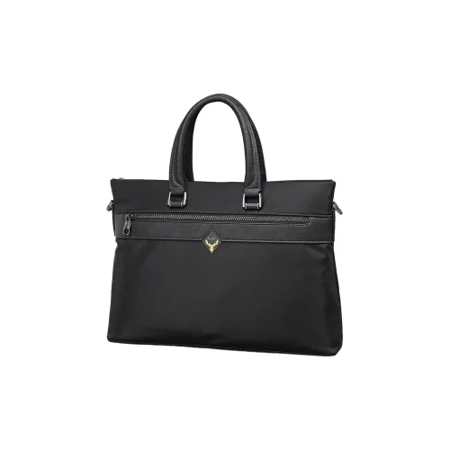 Playboy Fabric Briefcases Men's Black