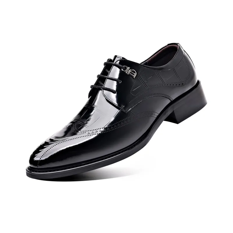 Aquarius Derby Shoes Dress Shoes Men's Black-1