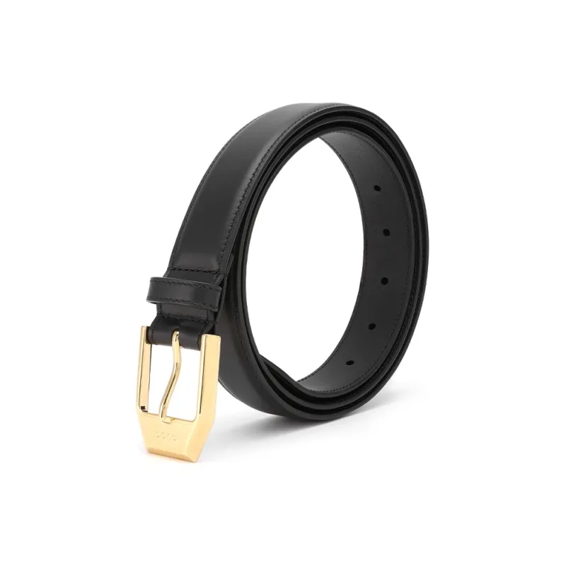 GUCCI Leather Leather Belts Unisex Width  3cm-2