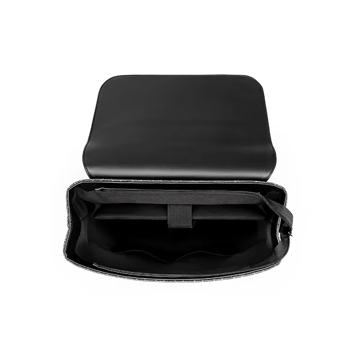 MashaLanti PVC Laptop Backpack Regular Men's Black-4