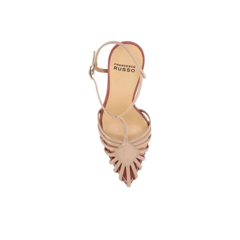 FRANCESCO RUSSO Roman Sandals Women's Nude-4