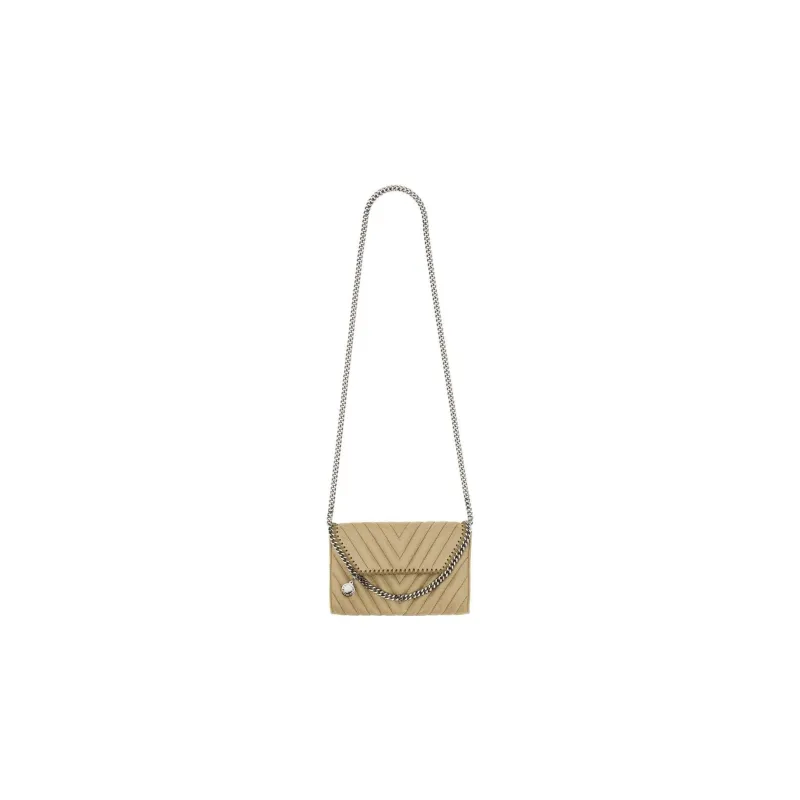 Stella McCartney Falabella Artificial Leather Crossbody Bag, Shoulder Bag Women's Beige-1