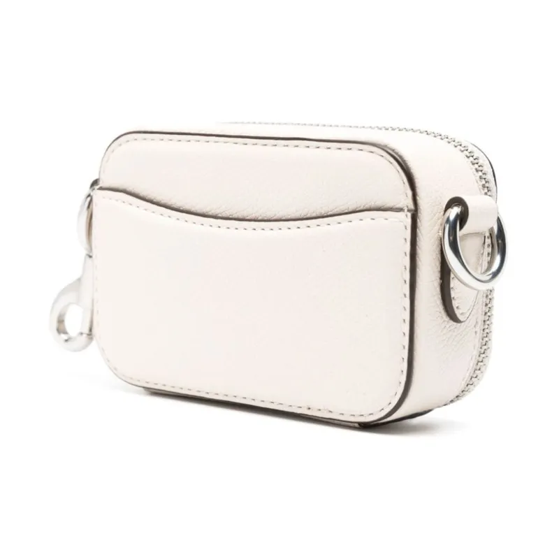 COACH Calfskin Messenger Bag, Shoulder Bag, Crossbody Bag Women's Chalk White-1