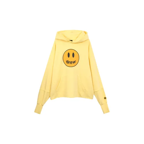 Drew House Smiley Collection Sweatshirts Unisex Yellow