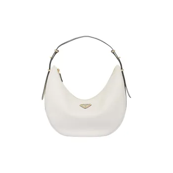 PRADA Leather Portable One Shoulder Bag Regular Women's White