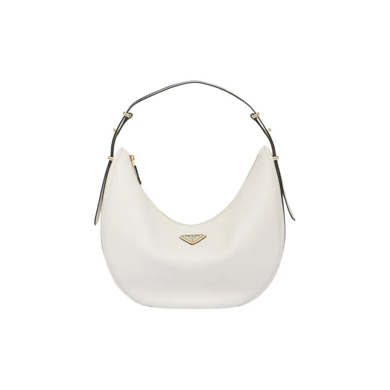 PRADA Leather Portable One Shoulder Bag Regular Women's White-0