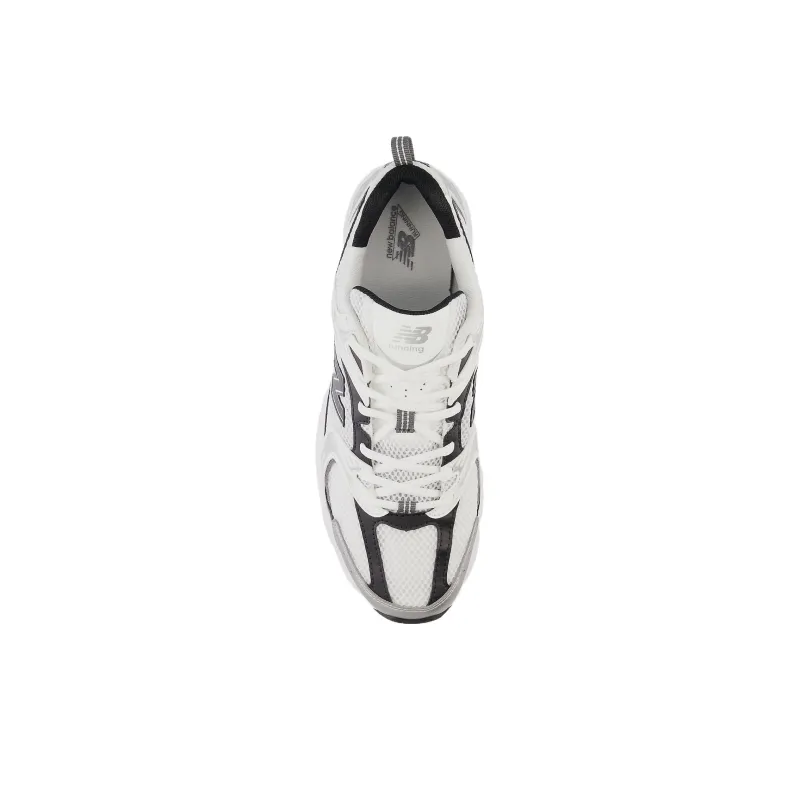 New Balance 530 White Silver Metallic Black-3