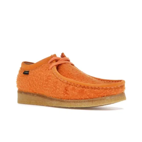 Clarks Originals Wallabee Aime Leon Dore Orange Casentino Wool