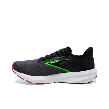 Brooks Launch 10 Black Blackened Pearl Green Women's