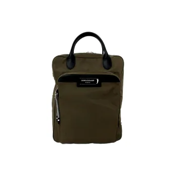LONGCHAMP Le Pliage Energy Nylon Backpack Regular Unisex Olive Green