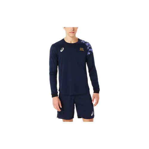 Asics Sweatshirt Men Blue