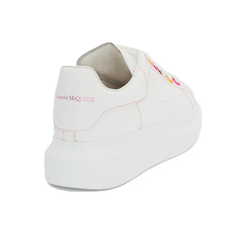 Alexander McQueen Oversized Sneaker 'White Rainbow' Women's-3