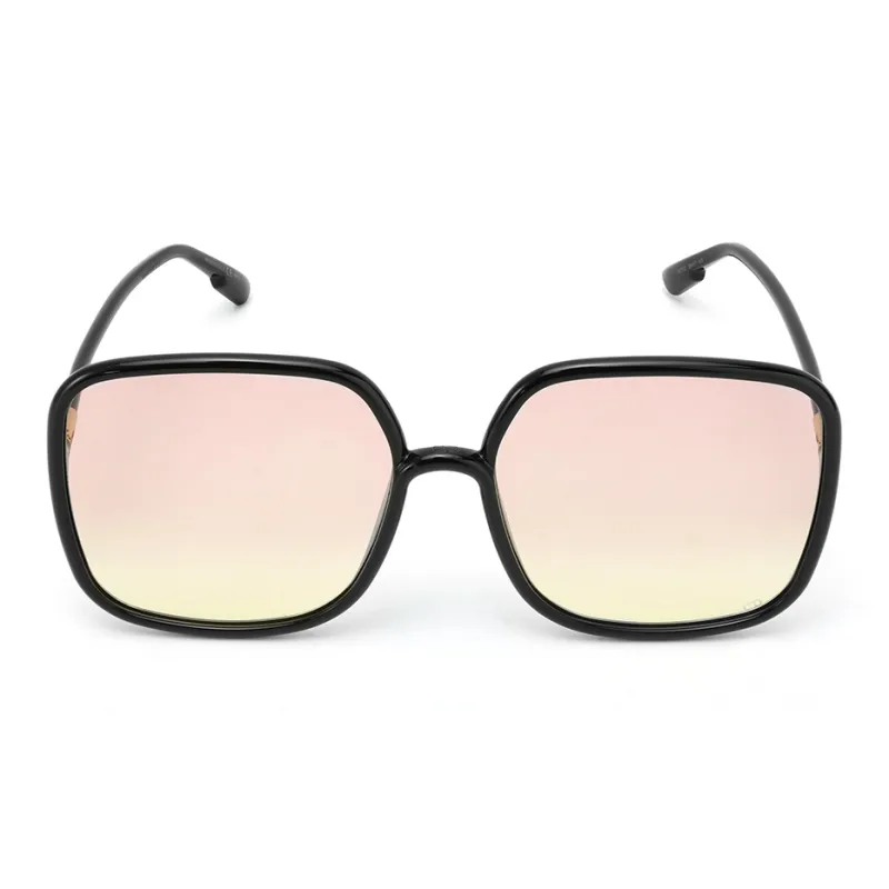 DIOR Square Sunglasses Women's Black-1
