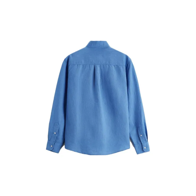 ZARA Shirts Men Dark Blue-1