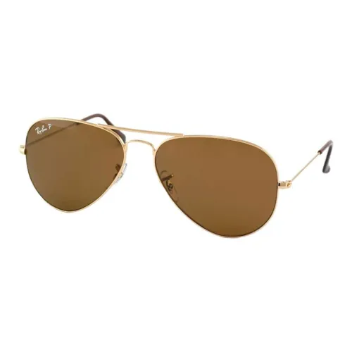 RayBan Metal Aviator Sunglasses Unisex Gold