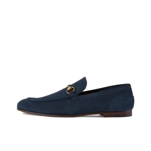 GUCCI Jordaan Suede Loafers