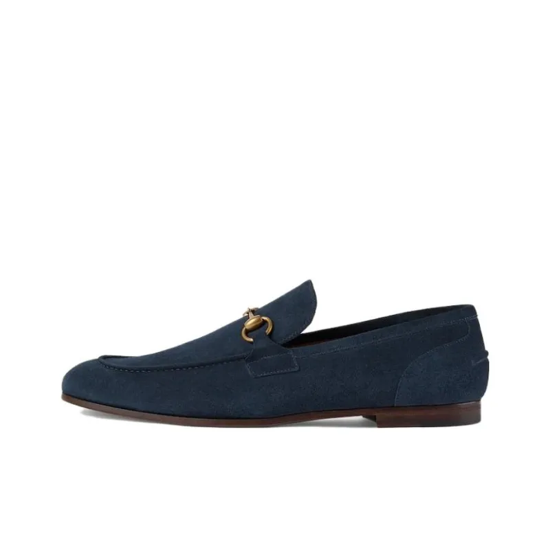 GUCCI Jordaan Loafer 'Blue Suede'-0