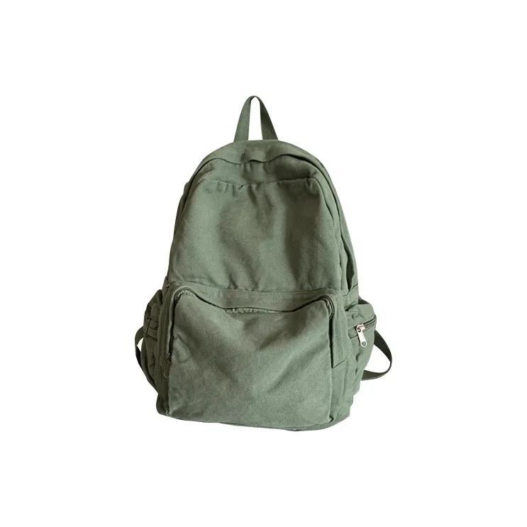 HAWA Canvas Backpack Shoulder Bag Large Size Unisex Multicolor-13