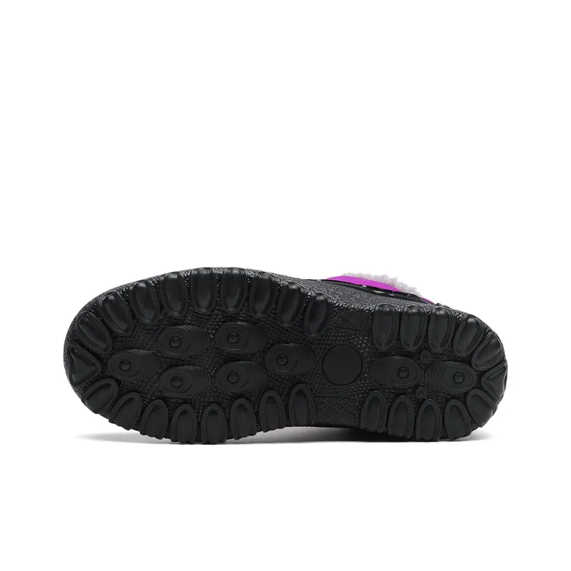 Leyang Low Top Outdoor Shoes Women's Black Rose Red-4