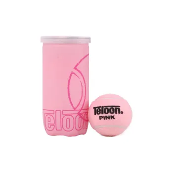 Teloon PINK Tennis Balls Acrylic Wool Training Ball Indoor And Outdoor Diameter 63 66mm Pink