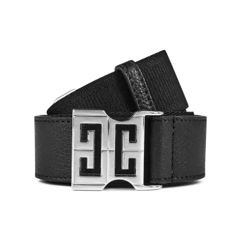 Givenchy Padlock Leather Belt
