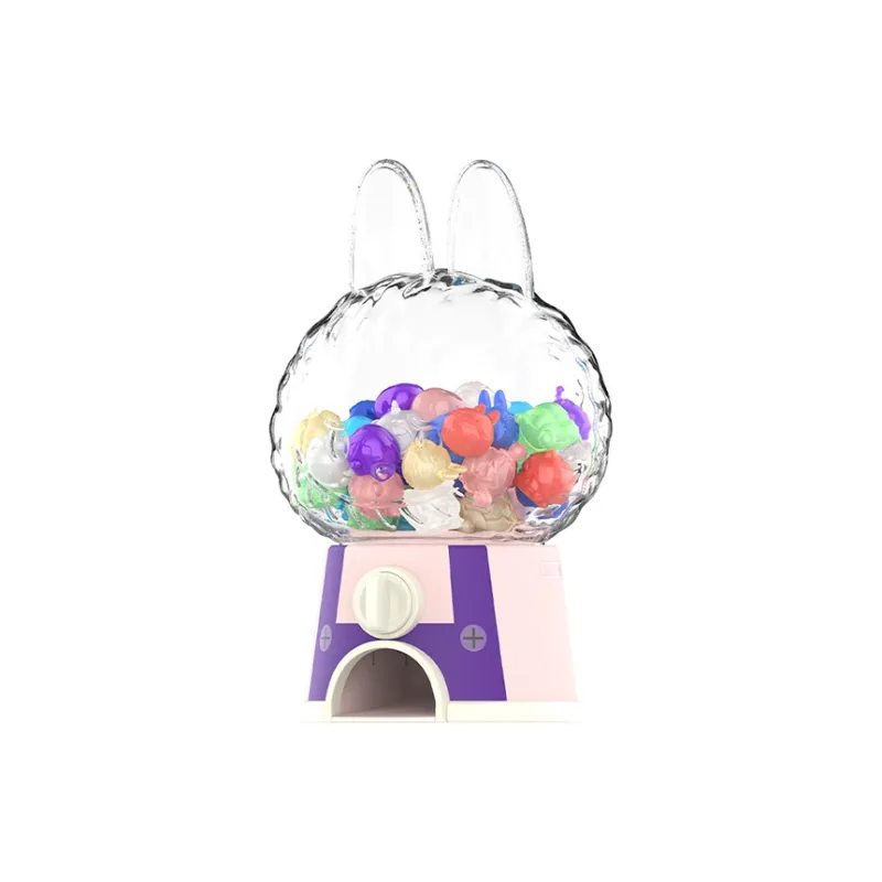 POP MART LABUBU Bubbles Cute Grain Capsule Toy Machine & MINI Plush, Multicolor Party, Set Trend Based Products-1