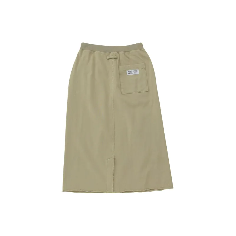 New Balance 900 French Terry Skirt Casual Long Skirt Women's Green-1