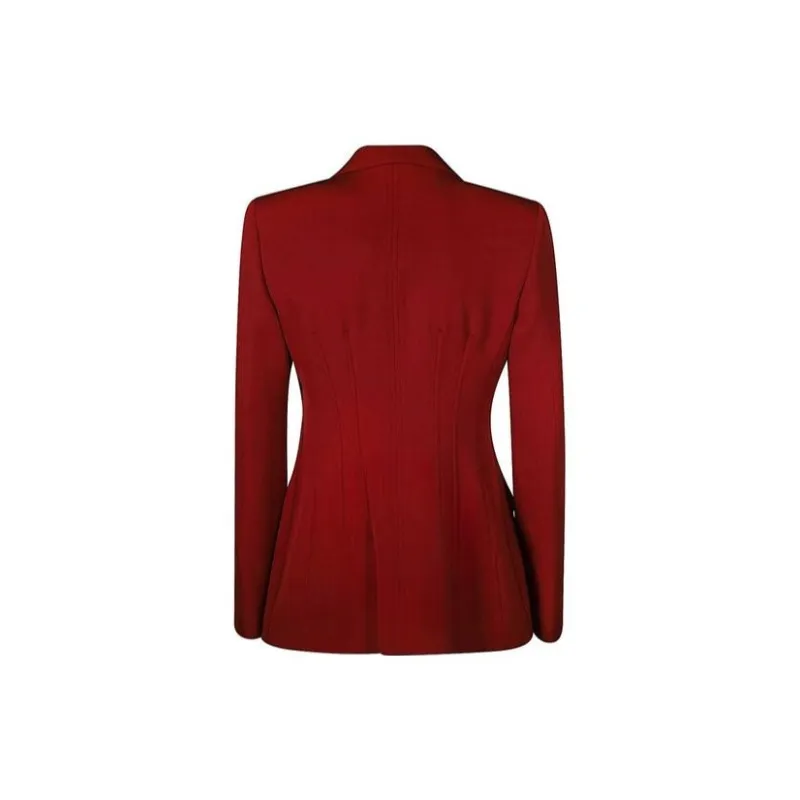 Burberry Jackets Women's Deep Rouge Red-1