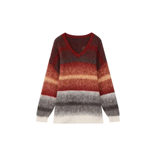 ELF SACK Sweaters Women's Sunset Red