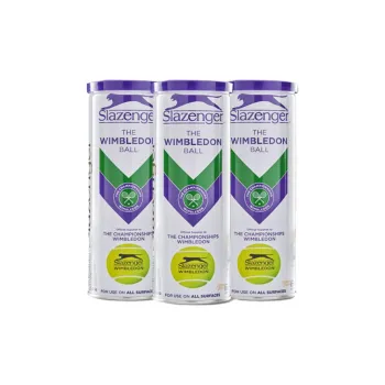 Slazenger Tennis Balls Wool, Cotton, Polyester Blend Training Ball Training Neon Yellow