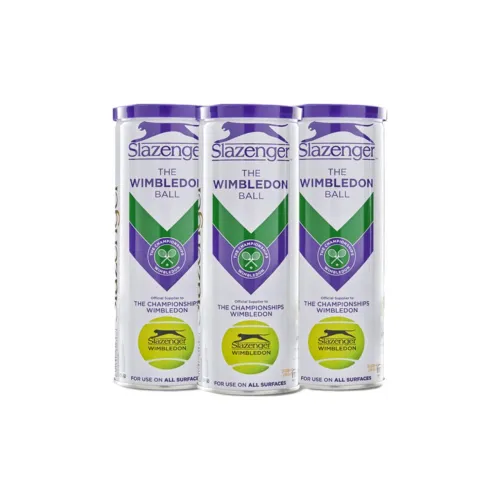 Slazenger Tennis Balls Wool, Cotton, Polyester Blend Training Ball Training Neon Yellow