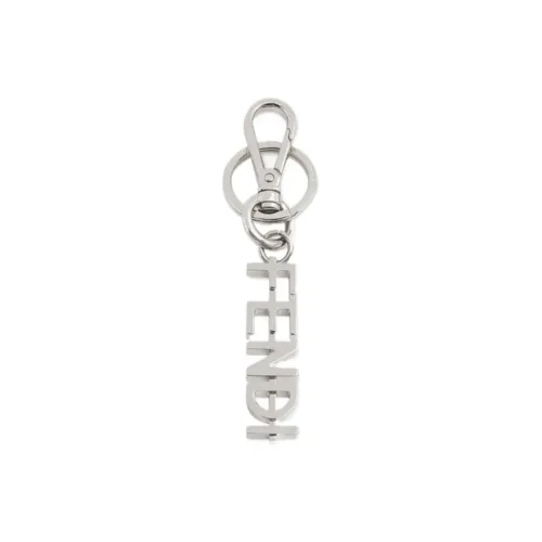 FENDI Logo-plaque Keychain