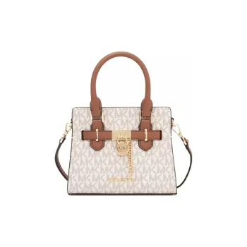 MICHAEL KORS Hamilton Series PVC Bonded Cow Leather Tote Bag Shopping Bag Handbag Shoulder Bag Mini Women's Vanilla