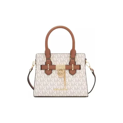 MICHAEL KORS Hamilton Series PVC Bonded Cow Leather Tote Bag Shopping Bag Handbag Shoulder Bag Mini Women's Vanilla