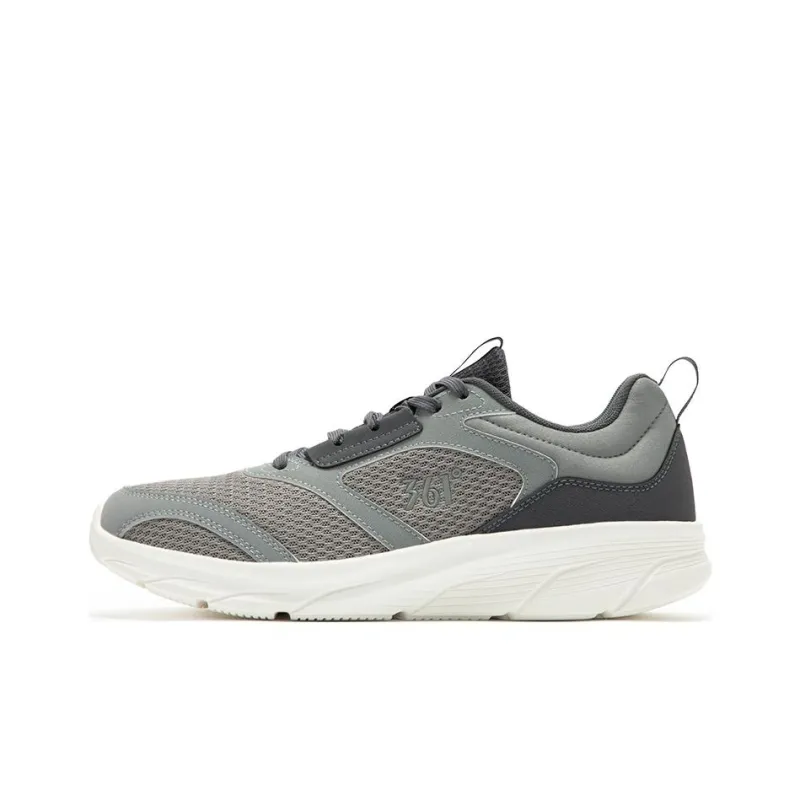 361° Durable Breathable Low-Top Running Shoes Men's Gray-0