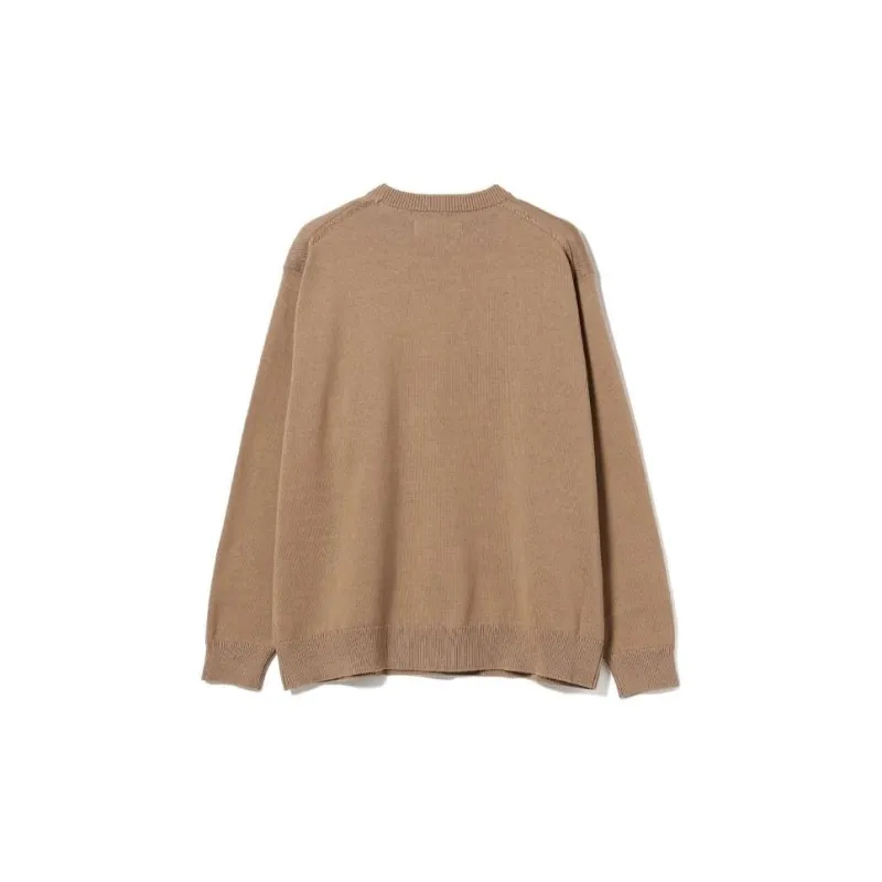 Beams Sweaters Men Camel-1