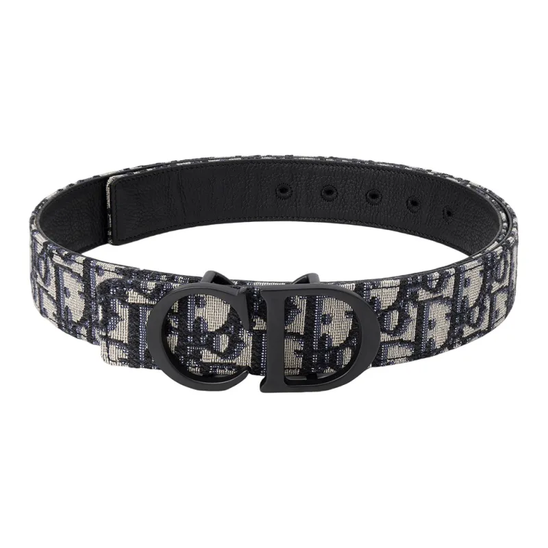 DIOR 0blique Homme Logo Buckle Belt-1