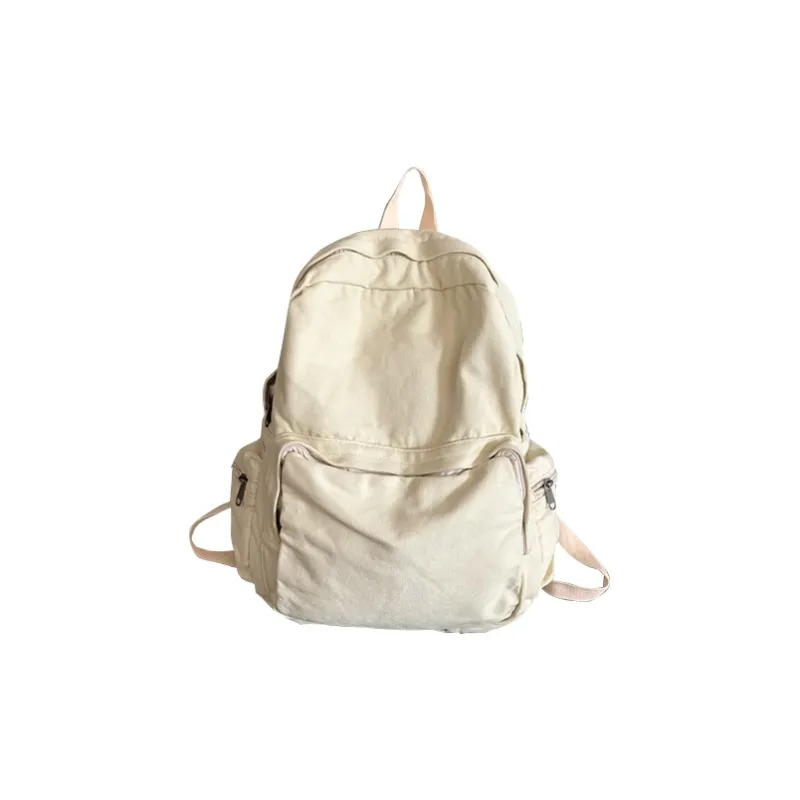 HAWA Canvas Backpack Shoulder Bag Large Size Unisex Multicolor-5