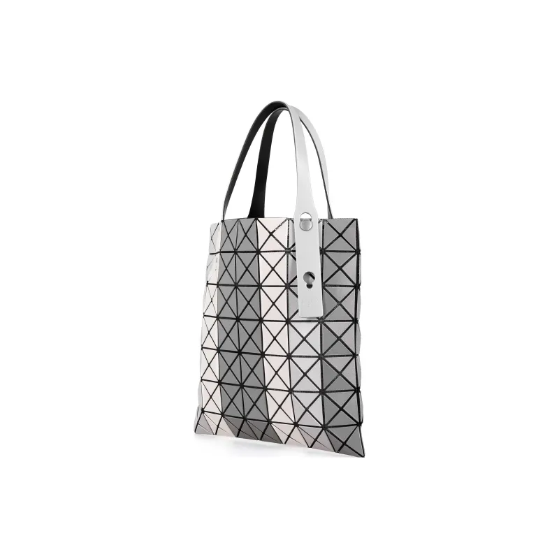ISSEY MIYAKE PRISM STRIPE Polyvinyl Chloride Resin Totes Handbags Regular Women's Gray-1