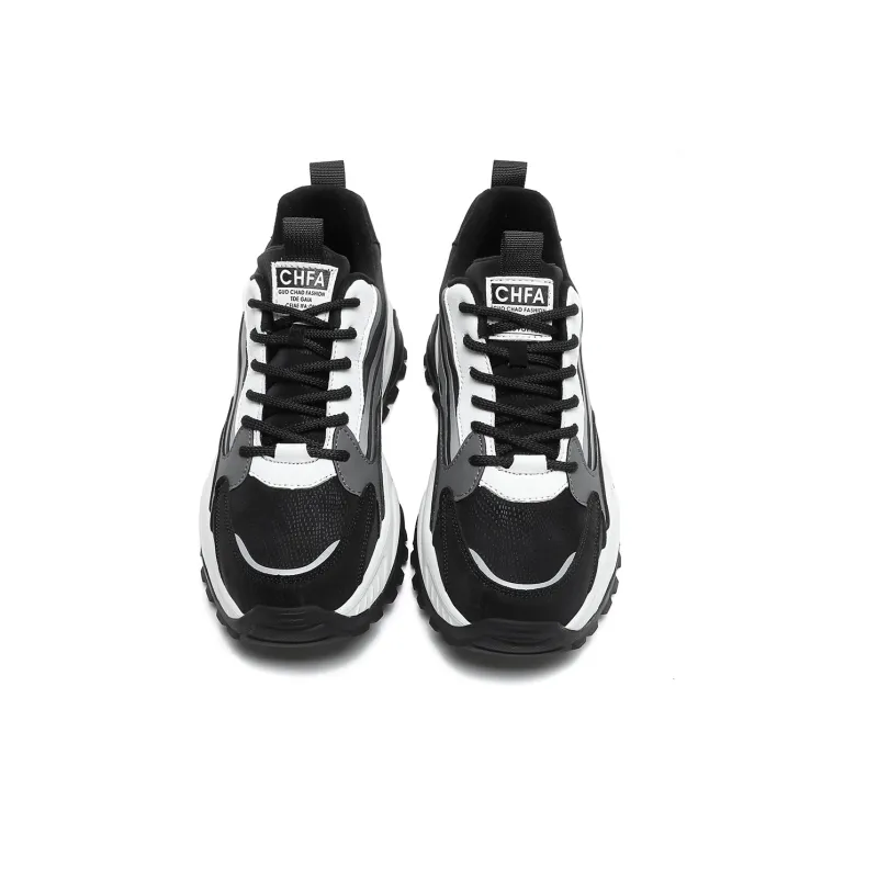 CEDAR HAN Couple Shoes Cushioning Anti-Slip And Wear-Resistant Low-Top Chunky Sneakers Unisex-12