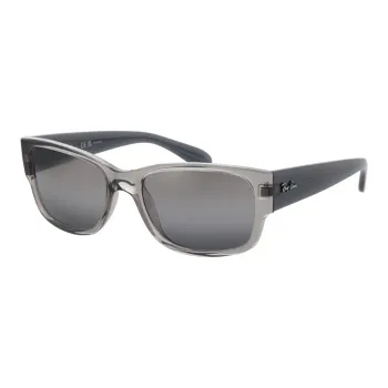 RayBan Plastic Irregular Shape Sunglasses Men's Gray