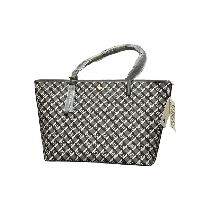 TORY BURCH PVC Tote Bag Shopping Bag Shoulder Bag Crossbody Bag Handbag Regular Women's Gray-0