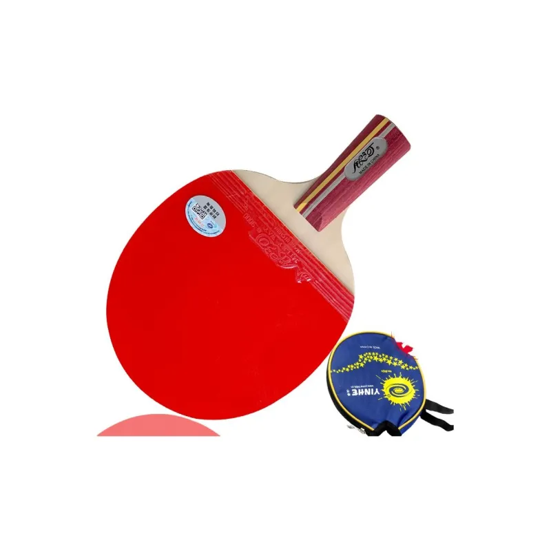 YINHE Ping Pong Paddles Unisex Pure Wood Red-6