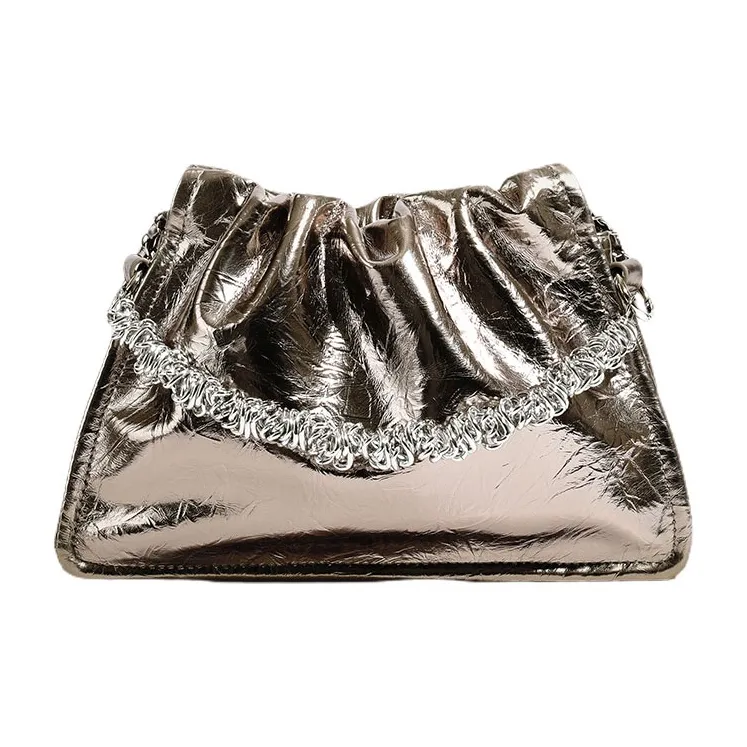 PINK·LAND Pu Material Shoulder Bag Handbag Shoulder Bag Crossbody Bag Regular Women's Black/Qiang/Silver/Havana-6