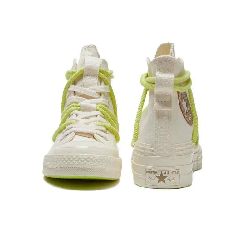 Converse Chuck 70 High Double Laces 'White Green'-4