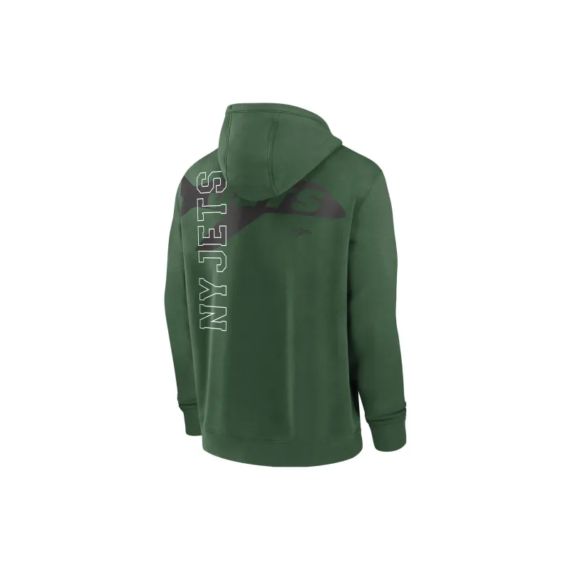 Nike New York Jets Layered Logo Statement Sweatshirt New York Jets Men's Green-1